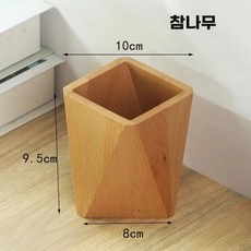 다용도 펜꽂이 만년필 너도밤나무 볼펜 연필 정리대 거치대 붓 다도, F. 마름모꼴 비치 펜 홀더