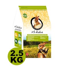 COCO Mr.Rabbit瑞比兔先生 全方位機能兔 2.5kg 機能食譜 成兔飼料, 1個