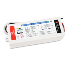 MOOH 국산 IP67방수형 LED안정기 SMPS 60W 12V