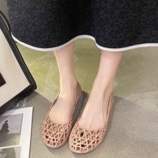 투니스 여성 패션 경량 펀칭 통풍 미끄럼방지 젤리 샌들 1cm