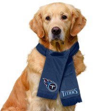 Littlearth NFL 시카고 베어스 애완동물 스카프 - 공식 라이선스 팀 사이즈: 스몰 436794, 테네시 타이탄스