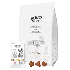 보노네이처 강아지 케어3 유기농70% 피부알러지 앤 눈물 전연령 건식사료, 피부/알러지/눈물, 7kg, 1개