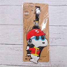 귀여운 PVC 소프트 여행용 기내 반입용 탑승권 태그, 1개, 2