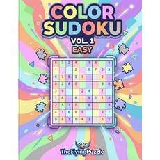 Color Sudoku Vol. 1: Easy: 101 Unique Logic Puzzles with the 4-Constraint Color Rule – Brain Games
