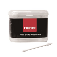 파인듀 화장 면봉 낱개포장, 1개, 1개입