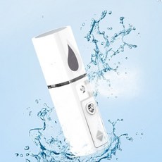미스트 수분 공급기 휴대용 스프레이 피부 보습 관리, 화이트, 단일 모델