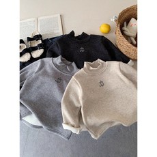 兒童加絨打底衫秋冬季新款韓版休閒長袖T恤衫