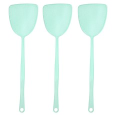 바이트 가정용 옛날 모기 파리채, 그린, 3개