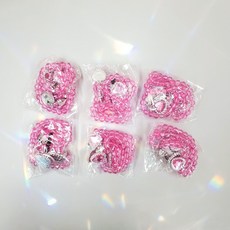 공주님 어서와요 패완얼의 진리 공주님템 반지팔찌목걸이세트, 1세트, 핫핑크