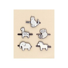 패션스타트 애니멀 프렌즈 참장식 세트 기린 친구들 5개입, 5개