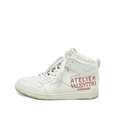 발렌티노 가라바니 중고 레더 하이탑 스니커즈