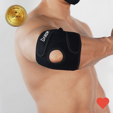 관절보호 인텐스 팔꿈치 보호대 / 테니스 엘보 테이핑 ang*6437Ge, 블랙