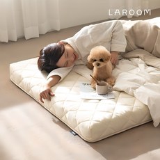 누울 침대 바닥 매트리스 토퍼 (6cm) MS/SS/Q, 그레이, 6cm