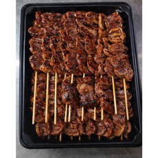 국내산 닭염통꼬치 50꼬치 캠핑 업소 간식, 1kg, 50개