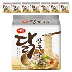 하림 닭 칼국수, 468g, 8개