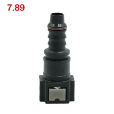 ID8 7.89/9.89/11.8 자동차 연료 라인 호스 커플러 나일론 퀵 릴리스 커넥터 고무 도구, 08 black 7.89straight