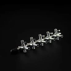 12 3 4 5 웨이 공기 분배기 밸브 수족관 물고기 탱크 펌프 흐름 탭 레버 제어 스위치, 04 4 Way, 1개