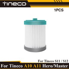 Tineco A10 A11 Hero Master PURE ONE S11 S12 PWRHERO11 무선 진공 롤러 브러시 클리너 스페어 용 Pre Hepa 필터, [04] 1PCS