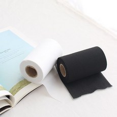 릴리패브릭 [롤판매] 20마) 10cm 실크심지테이프(2컬러) - 식서방향, 화이트, 1개