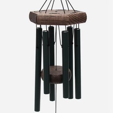감성인테리어 소리명상 그린 파이프 풍경종 도어벨