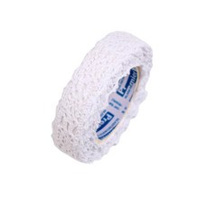 패브릭 스티커테이프 리본끈 2mm도톰 폭1.8cm 182cm, 화이트, 1개