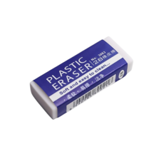 金字 2B橡皮擦 考試美術專用 擦拭乾淨少碎屑 軟韌不易斷裂 大號PVC材質, 1個, 橡皮擦-大號, 白色