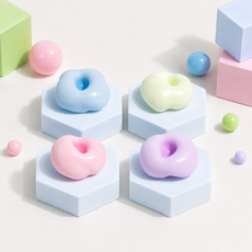 뽀득 찹쌀떡 말랑이 슬랑이 스퀴시, 1개, 95g, 옐로우