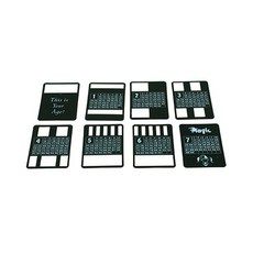 마술도구 숫자를 맞추는 멘탈 매직 예언 스크래치 카드, 1개