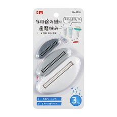 일본 귀여운 치약짜개 화장품 세안제 핸드크림 짜개 튜브짜개 세트, 다크세트(3개입), 1세트, 다크세트