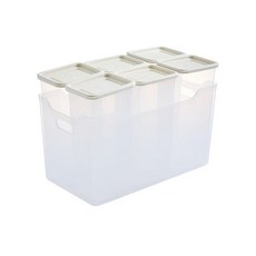 이지앤프리 이지킵 소분 정리용기 트레이 1200ml 6p + 중 1p 753229