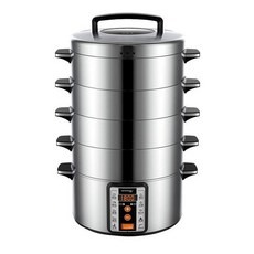 찜기 채반 분식집 냄비 고정형 원형 만두 업소용 찜통, 바닥+4칸 (4단 높은 찜기), 기본 모델명/품번