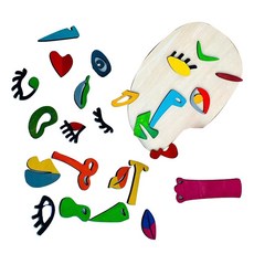 어린이 나무 장난감 유치원 조기 교육 예술적 상상력 장난감 교육 소품 일치하는 게임 공급 유치원, NO1