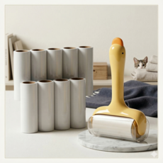 트랜드락 오리오리 돌돌이 테이프 크리너 10cm + 리필, 1세트