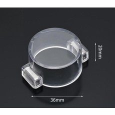 커버 스위치 덮개 버튼 개폐형 가리개 비상벨, 1개, 소형 커넥터 플트 54x19x42mm