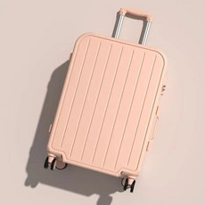 대형 수하물 핸드 푸시 카트 여행 가방용 소재 단색 클린핏 스타일, 1개, G. O58-오렌지 핑크 컵홀더 없음-스크래치 방지 및