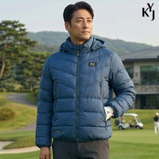 김영주골프 남성 다운 웰론 패딩 점퍼 MJP01
