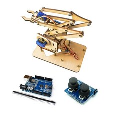 Arduino Maker 키트 로봇 5pcs 4 DOF 아크릴 팔 조작기 발톱, sg90 uno rocker
