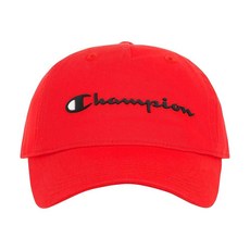 Champion 어메리티지 데드 남성용 볼캡 원사이즈 레드 사이즈 조절 가능