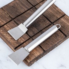 기름 때 바닥 청소용 주방용 스테인레스 스크래퍼 끌개 끌칼 헤라, 2개