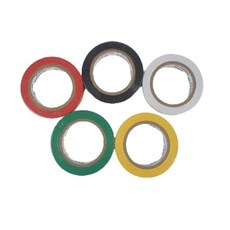 고무테이프 검정 전기절연 배관테이프 1p, 흰색, 1개