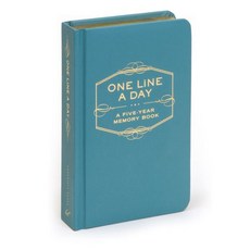 하드커버 도서 원 라인 어 데이: 5년 기억록 (5년 일기 hardcover Book One Line A Day: A Five-Year Memory Book (5 Year Jo