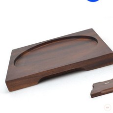 HY 무쇠 스파게티 팬 세트 대 주물팬 및 목판받침대 포함 주물팬받침대 콘버터팬받침대 볶음팬받침대
