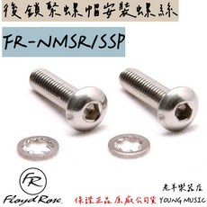 德國 Floyd Rose FRNMSRSSP 不鏽鋼上弦枕螺絲 電吉他大搖座, 1個