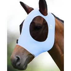 Harrison Howard 슈퍼 컴포트 스트레치 플라이 마스크 자외선 차단 기능이 있는 넓은 눈 공간 피부에 부드러운 통기성 로즈 핑크 XL 엑스트라 풀 사이즈, Cob (Medium), 아이시 블루