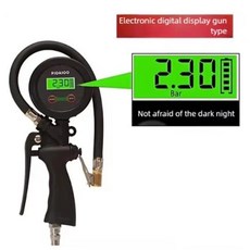 타이어 압력 게이지 공기압 자동차 인플레이션 고정밀 감지기 가스 건, 3. LED digital, 1개