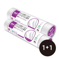 QLO 클로 도톰한 고밀도 프리미엄 위생 롤백 대형 30cm x 40cm 500매, 대(L), 2개