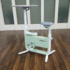 미 헬스기구 화이트 실내용 가정용 살빼기 홈트 사각 헬스자전거 테이블보드 흰색 접이식 바이크