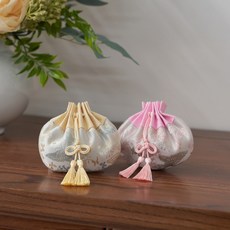 베일리펫 강아지 악세서리 나래 복주머니, 분홍빛, 1개