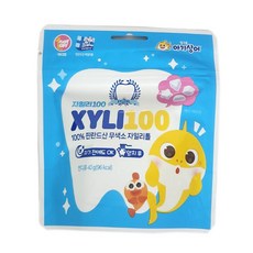 핑크퐁 아기상어 자일리100 핀란드100% 자일리톨, 40g, 1개