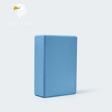 이글웨이 요가블럭 EVA 요가벽돌, 1개, 블루